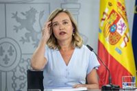Pilar Alegría (PSOE) muestra su solidaridad con el PP por el ataque a su sede de Huesca