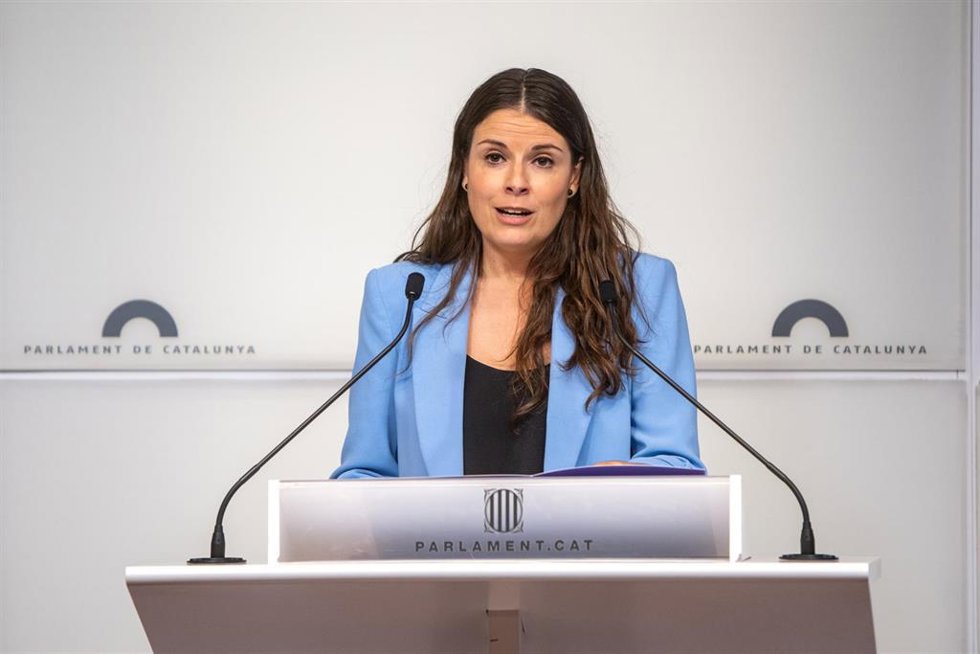 Archivo - La portavoz de Junts en el Parlament, Mnica Sales