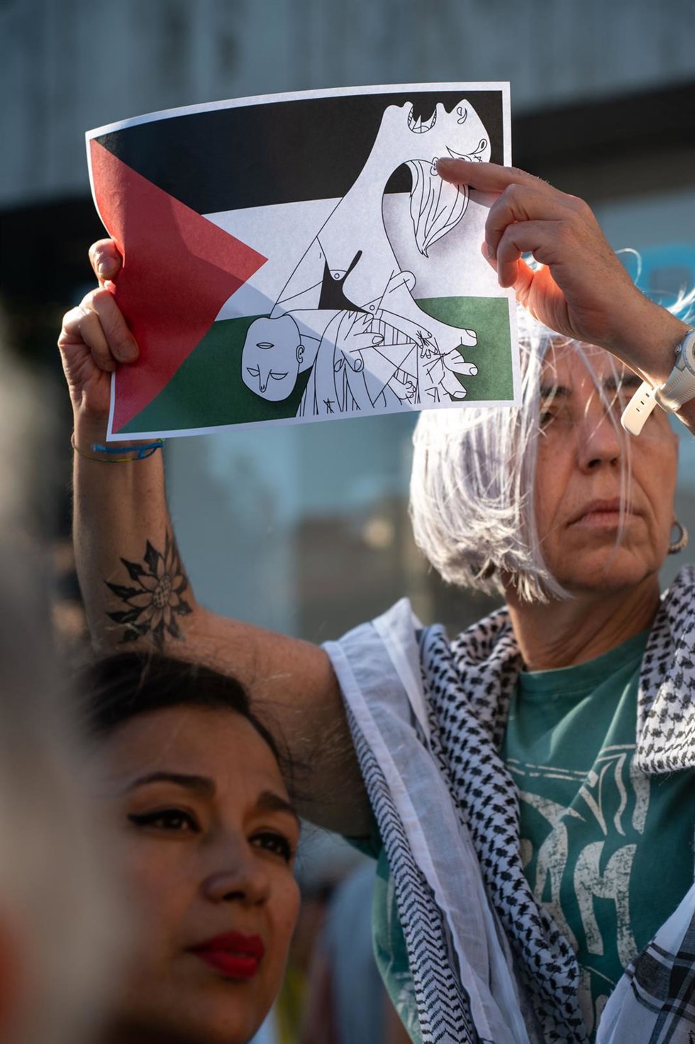 Archivo - Manifestantes a favor de Palestina