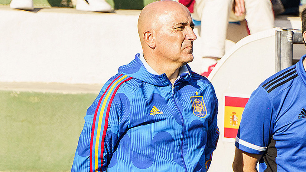 Archivo - David Gordo, seleccionador español Sub-21.