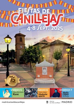 Cartel fiestas de Canillejas