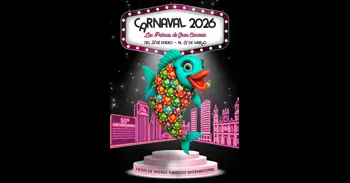 Una sardina con fichas de póker como escamas será el cartel del Carnaval de 'Las Vegas' de Las Palmas de Gran Canaria