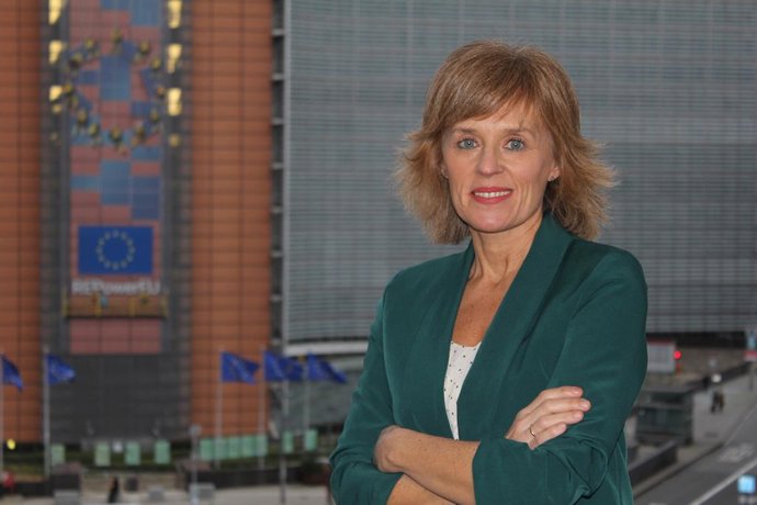 Archivo - Marta Carazo presentará la segunda edición del Telediario de La 1 de TVE en sustitución de Carlos Franganillo
