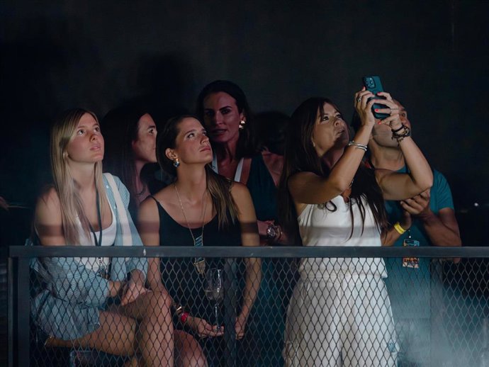 Cristina Iglesias, Azahara Margon y Vanesa Martin en Starlite Occident, a 29 de agosto de 2025, en Marbella (Andalucía, España).