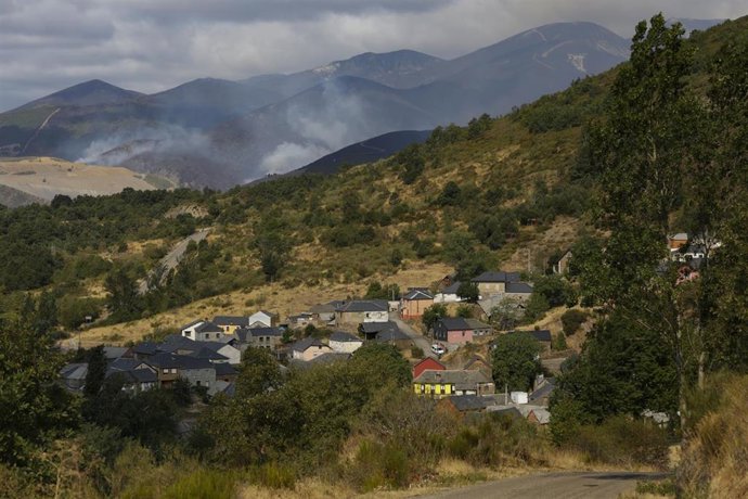 El incendio Fasgar, en la provincia de León