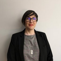 La secretaria territorial de CHA en el Alto Aragón, Verónica Villagrasa.