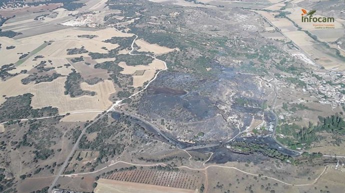 Incendio en Loranca de Tajuña