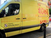 Una persona fallecida y tres heridas al chocar un coche y una moto en la carretera de Santa Eulària