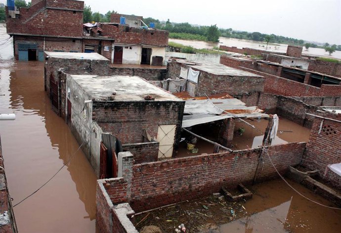 Inundaciones en Pakistán.