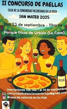 Este lunes se abre el plazo de inscripción para participar en el II Concurso de Paellas de San Mateo 2025