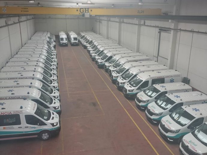 Vehículos de transporte sanitario no urgente.