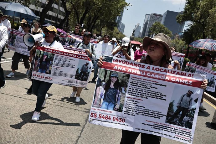 Marcha por los desaparecidos en México