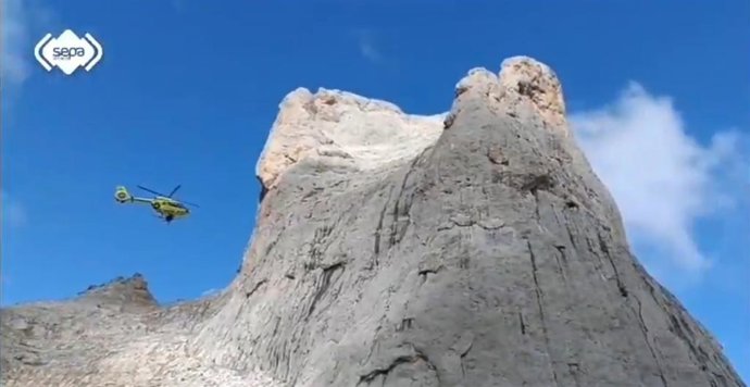 Rescate en el Picu Urriellu, Cabrales.