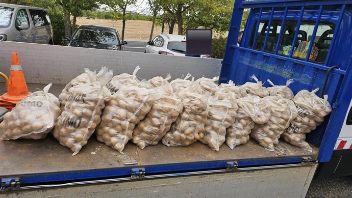 Patatas retiradas de la venta.