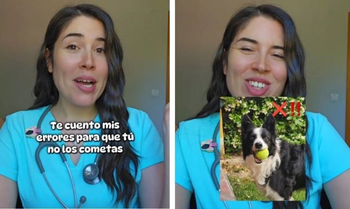 Captura de pantalla del Tik Tok de @mariavetican