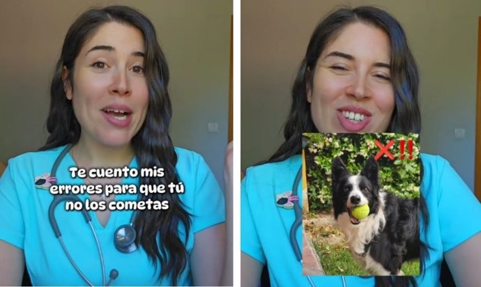Captura de tela do Tik Tok de @mariavetican