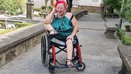 La actriz y bailarina Tomi Ojeda en la Sede Antonio Machado de la UNIA.