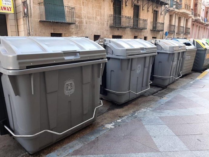 Contenedores en la ciudad de Alicante
