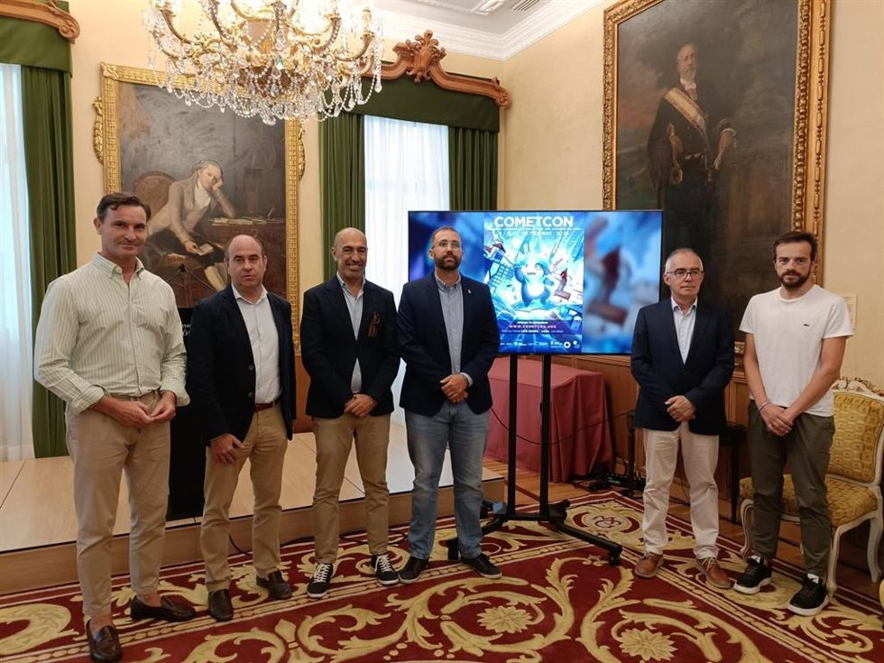 Presentación de la XIII CometCon, que se se celebrará del 5 al 7 de este mes en el recinto ferial gijonés 'Luis Adaro'.