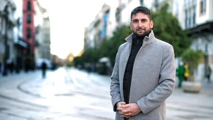 El concejal de Izquierda Unida en el Ayuntamiento de Sevilla y portavoz municipal, Ismael Sánchez. Imagen de archivo.