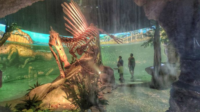 Recorrido temático 'Mar Jurásico', en Dinópolis Teruel.