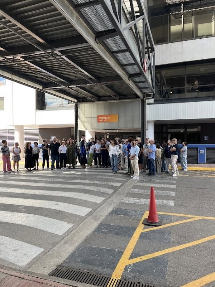 Concentración en RTVE.