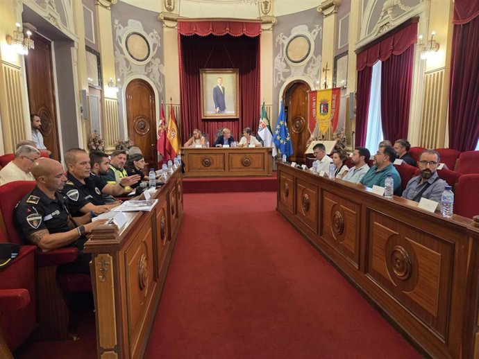 Junta Local de Seguridad con motivo de la Noche en blanco de Badajoz