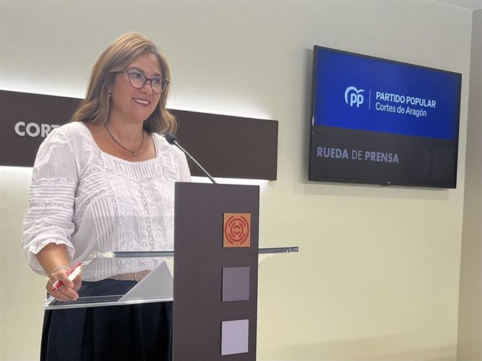 La portavoz en materia sanitaria del grupo parlamentario popular en las Cortes, Susana Gaspar.