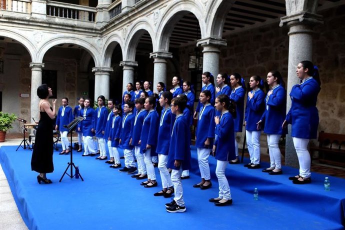 Momento de un sensayo, durante el pasado curso.