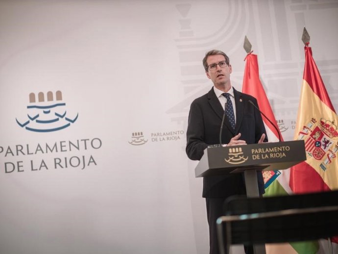 El presidente del Gobierno riojano, Gonzalo Capellán