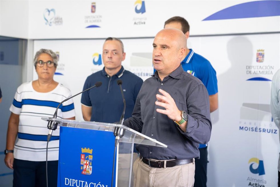 El vicepresidente de la Diputación de Almería y diputado provincial de Deportes, José Antonio García.