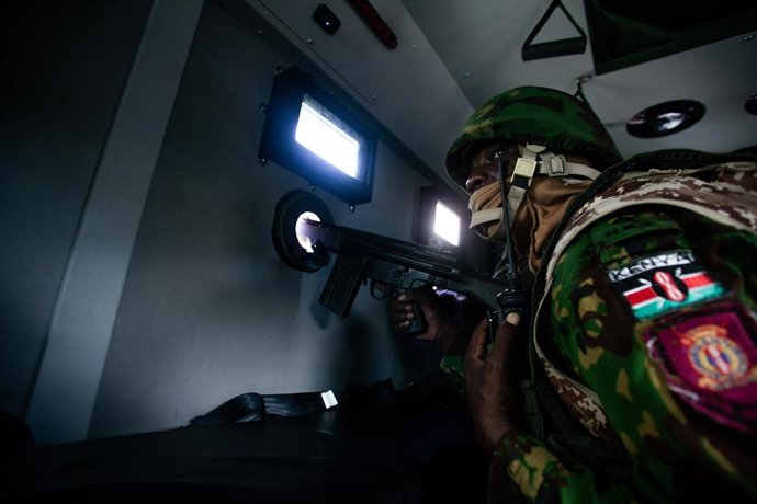 Archivo - Imagen de archivo de una operación conjunta de las fuerzas de seguridad de Haití y la misión de apoyo de seguridad liderada por Kenia en Puerto Príncipe