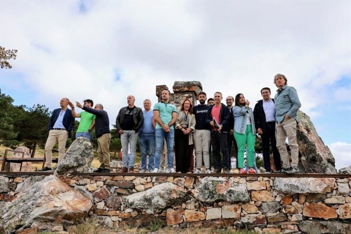Carlos Martínez en su visita al Parque de Las Batuecas (Salamanca).