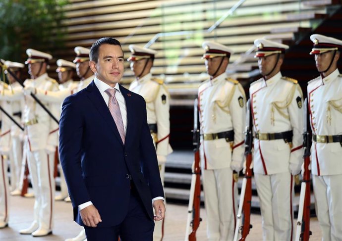 El presidente de Ecuador, Daniel Noboa