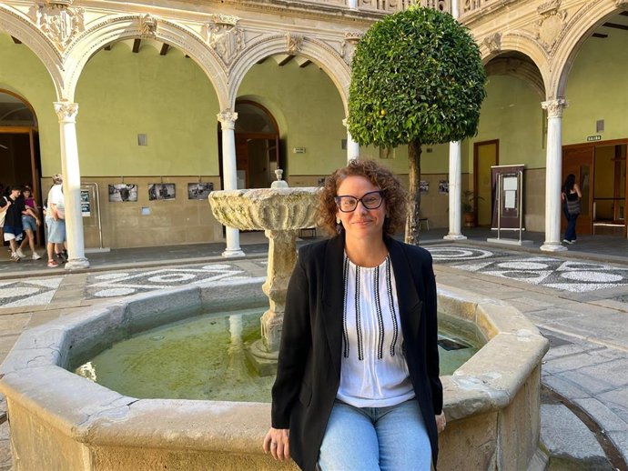 Mercedes Uceda en la Sede Antonio Machado de la UNIA.