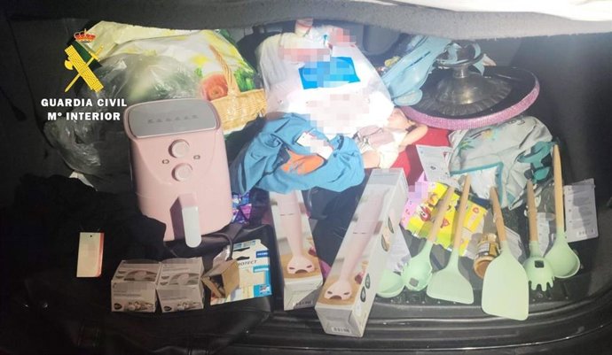 La Guardia Civil recupera en Briviesca (Burgos) productos sustraídos en un supermercado de La Rioja