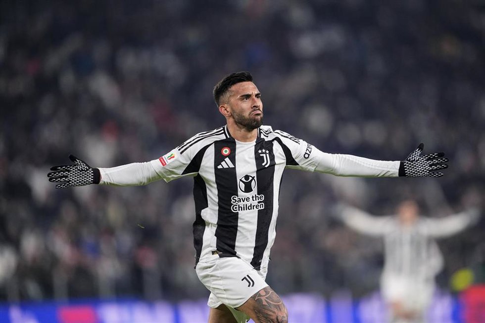 Archivo - El nuevo jugador del Atlético de Madrid Nico González celebra un gol con la Juventus.