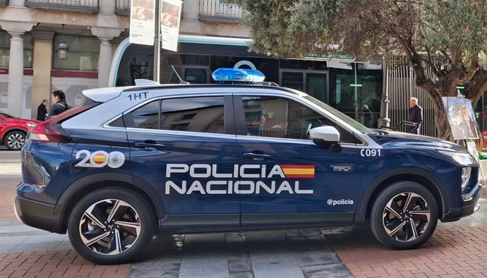 Vehículo de la Policía Nacional.