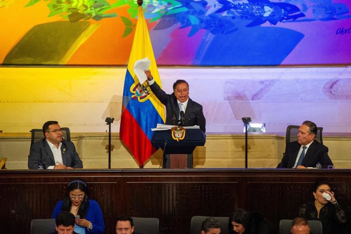 Archivo - El presidente de Colombia, Gustavo Petro