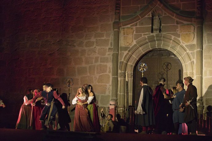 Festival Celestina, a 30 de agosto de 2025, en Puebla de Montalbán, Toledo, Castilla-La Mancha (España). 