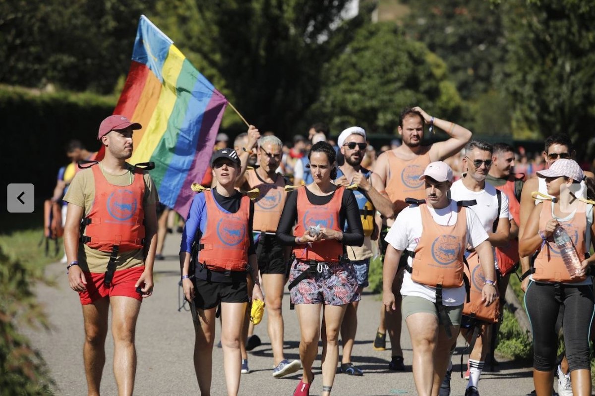 Romería Cuir y Descenso Sella LGTBIQ+ Arriondas: ¡Más de 500 participantes!