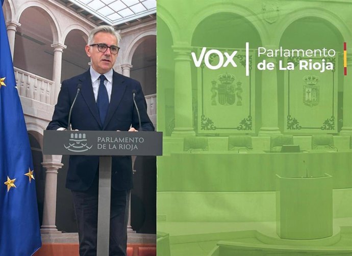 El portavoz adjunto del Grupo Parlamentario VOX, Héctor Alacid