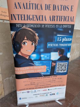 Cartel del máster de Analítica de Datos e Inteligencia Artificial