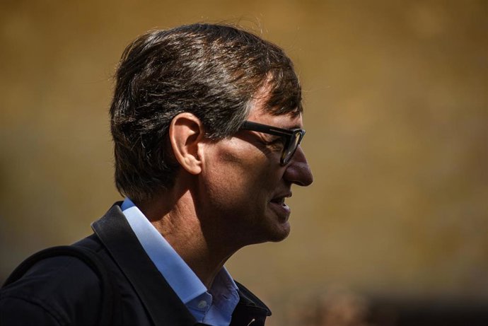 El presidente de la Generalitat de Cataluña, Salvador Illa