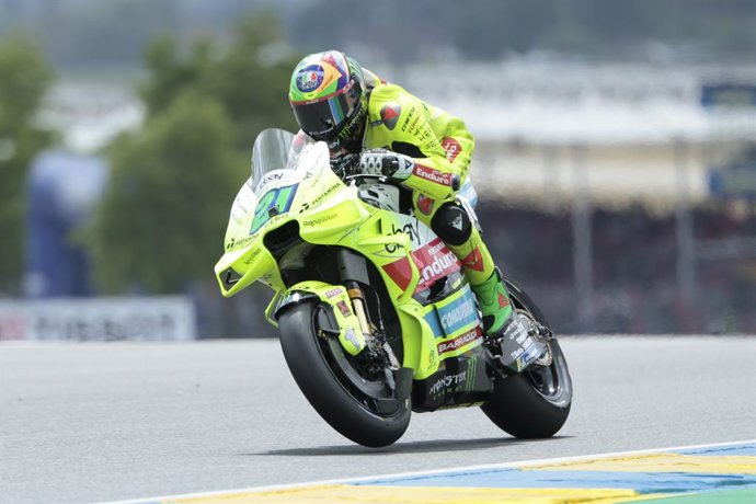 Archivo - Franco Morbidelli of Italy and Pertamina Enduro VR46 Racing Team during day 1 of the 2025 MotoGP Michelin Grand Prix de France on May 9, 2025 at the Circuit Bugatti in Le Mans, France - Photo Jean Catuffe / DPPI