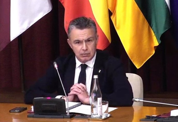 Archivo - Conrado Escobar, en el pleno