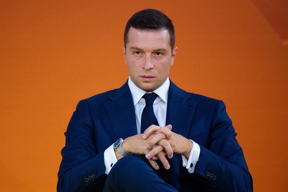 Jordan Bardella, presidente de Agrupación Nacional