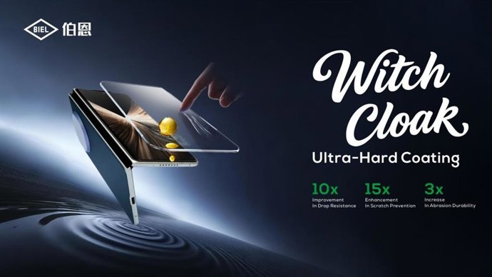 BIEL Crystal's "Witch Cloak" Ultra-Hard Coating Smartphone Glass Cover