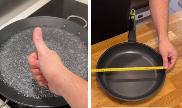 Félix Vallugera, especialista em arroz: "Não é a indução, é a frigideira que é culpada pelo fato de a paella não ter ficado boa.