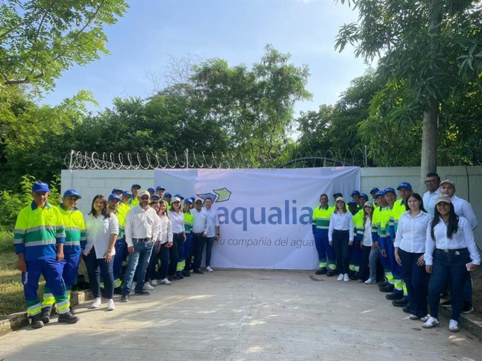 Equipo de Aqualia en Villa Olímpica, Galapa (Atlántico)